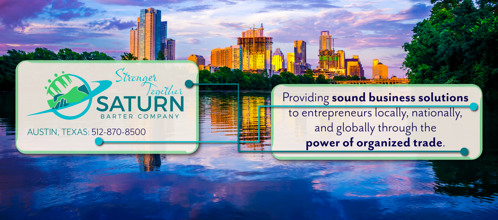 Saturn Barter Locally minded, internationally connected barter network.